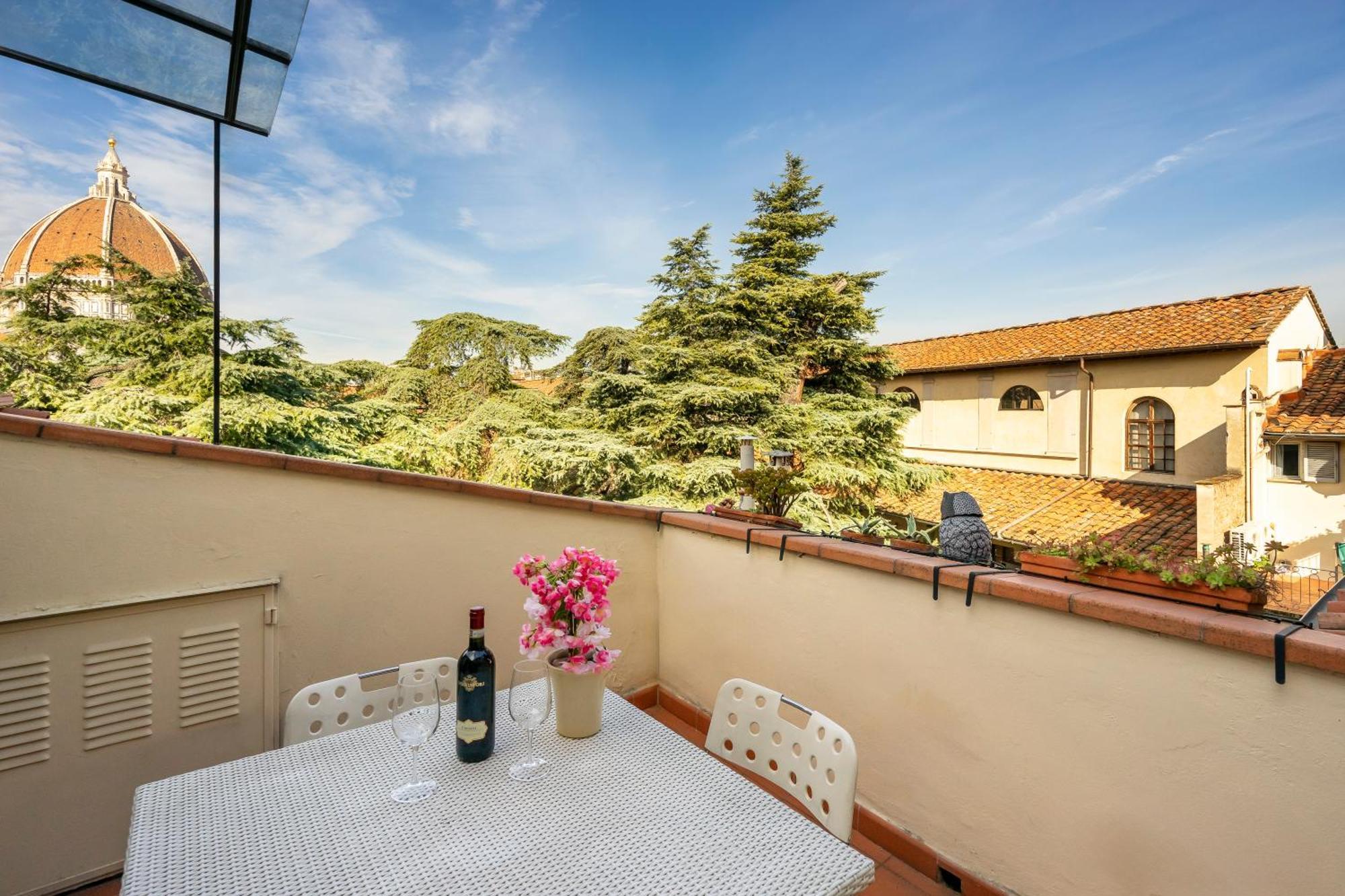 Apartmán Penthouse Le Terrazze Duomo View Florencie Exteriér fotografie